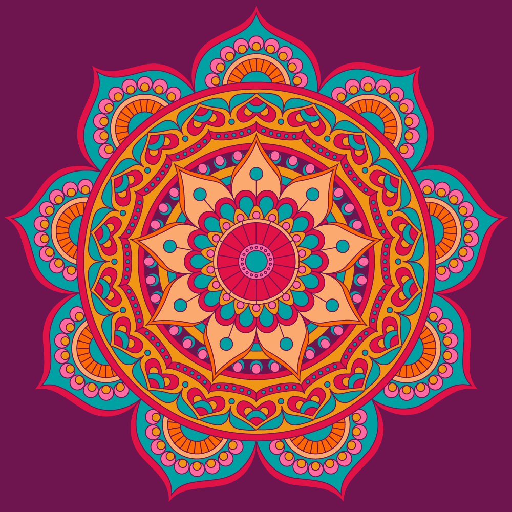 Color Mandala eğitici oyun