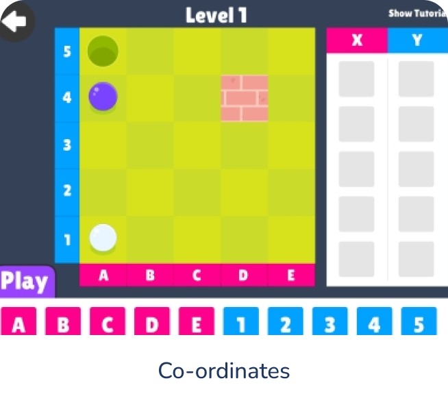Kidlo Coding – Co-ordinates eğitici oyun