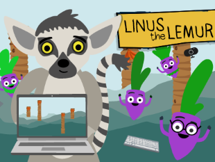 Linus The Lemur eğitici oyun
