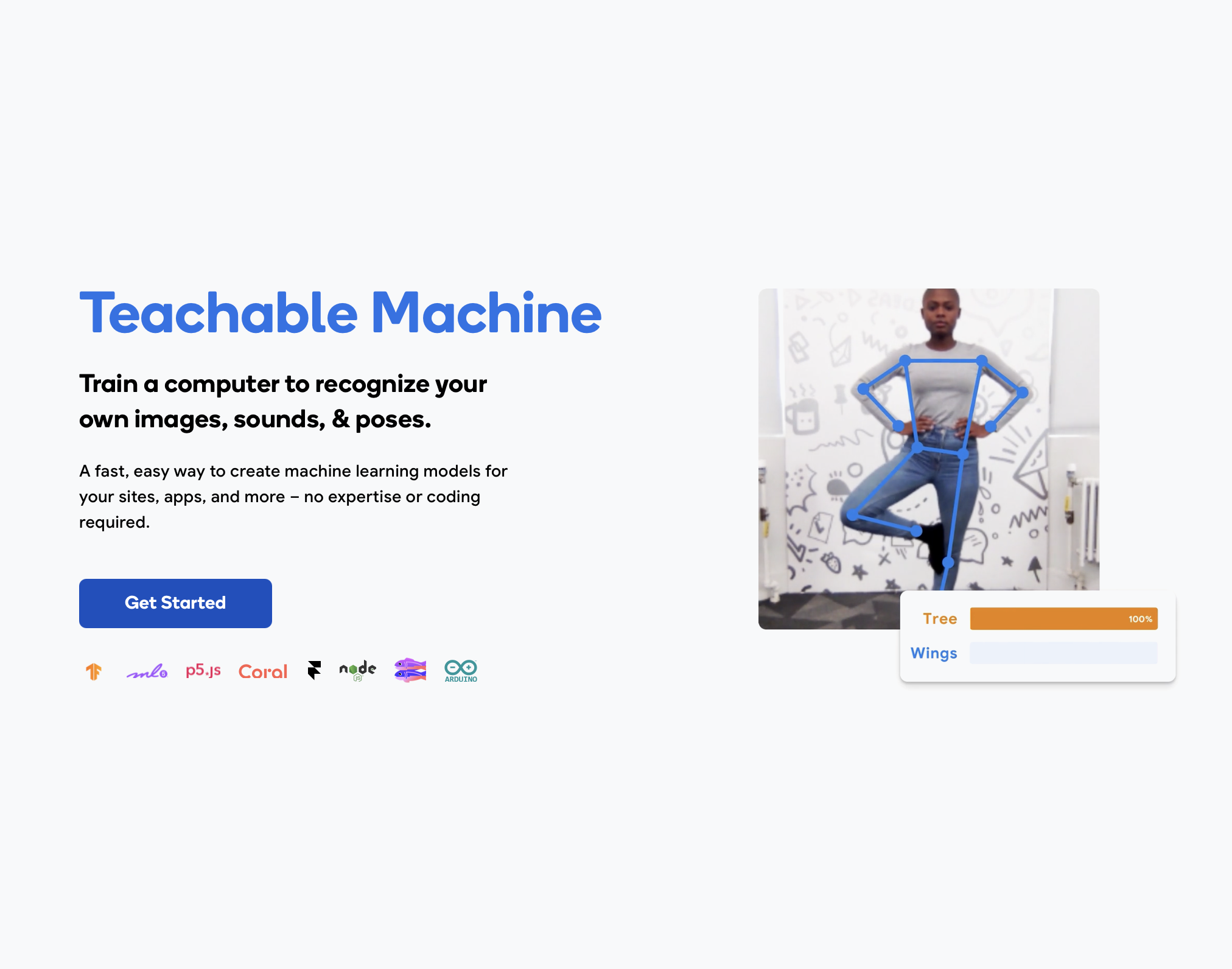 Teachable Machine eğitici oyun